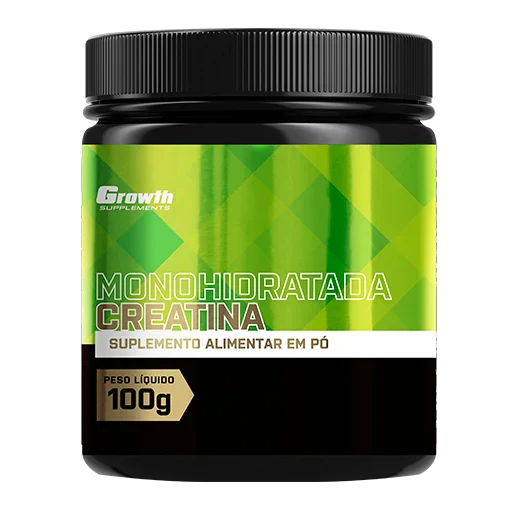 CREATINA MONOHIDRATADA 100G - GROWTH SUPPLEMENTS