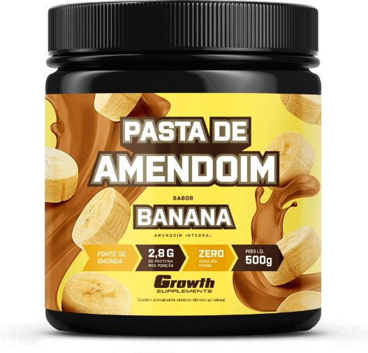 PASTA DE AMENDOIM SABOR BANANA 500G