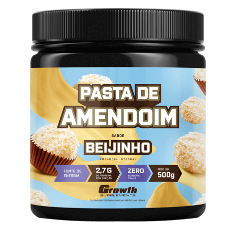 PASTA DE AMENDOIM SABOR BEIJINHO 500G