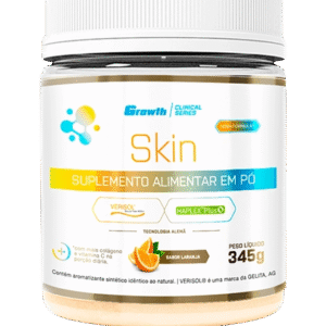 Growth Skin 345g (Colágeno tipo 1 + Colágeno VERISOL® + Ácido Hialurônico + Vitamina C) – Growth Supplements